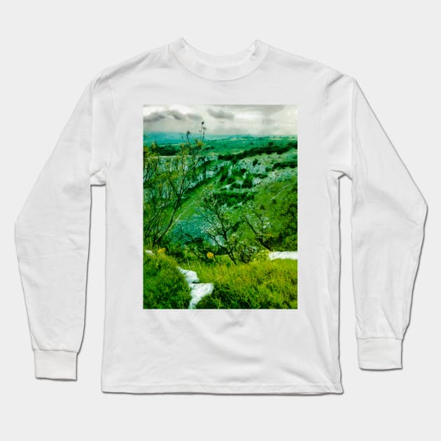 Cheddar Gorge Long Sleeve T-Shirt by PictureNZ